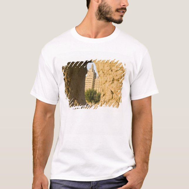 Camiseta Mali, Djenne. Mesquita Grande 2 (Frente)