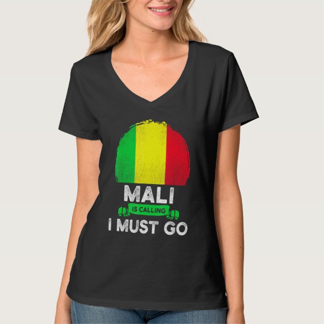 Camiseta Mali Está Chamando Eu Tenho Que Ir Para O Império  (Frente)