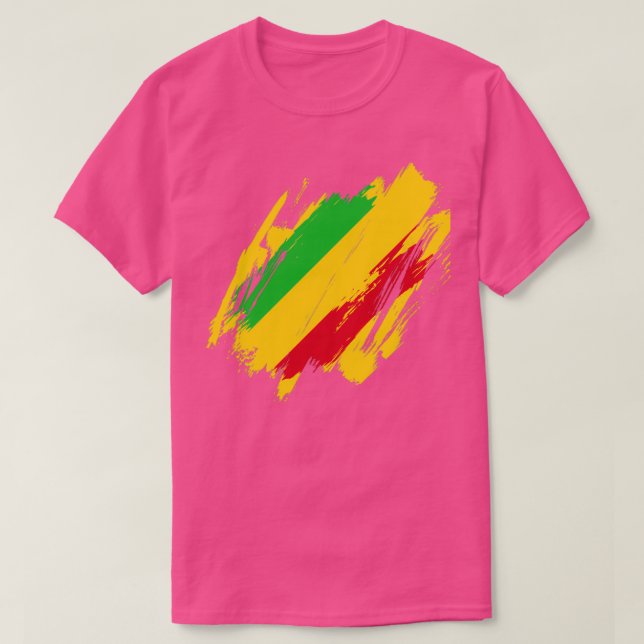 Camiseta Mali Rpublique du Mali ka Fasojamana (Frente do Design)