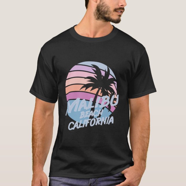 Camiseta Malibu Beach California (Frente)