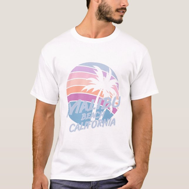 Camiseta Malibu Beach California (Frente)