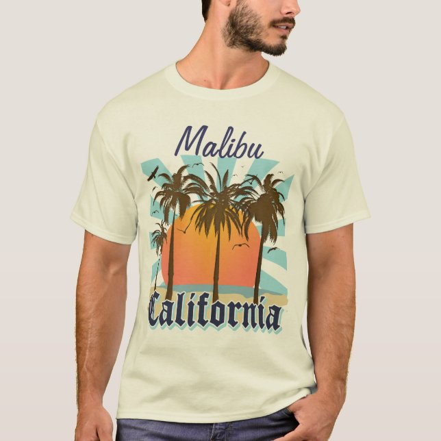 Camiseta Malibu Califórnia (Frente)