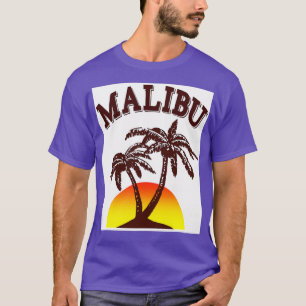 Camiseta Malibu Rum Gift Dia das Bruxas Natal de Ação de Gr