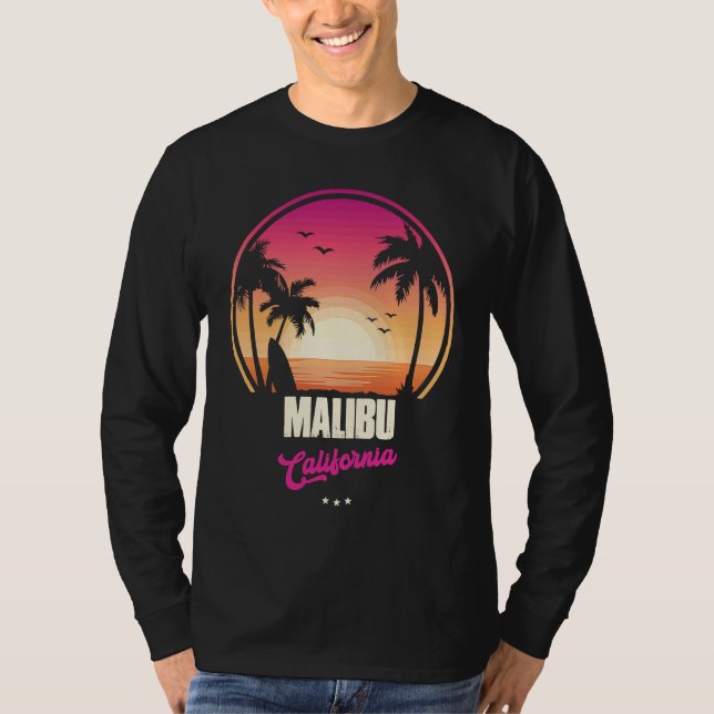 Camiseta Malibu Souvenir  California Reminder (Frente)