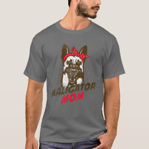 Camiseta Maligador Belga Malinois Maligator Mãe K-9 Políc