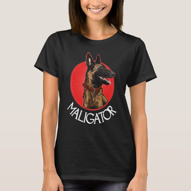 Camiseta Maligator Belgian Malinois (Frente)