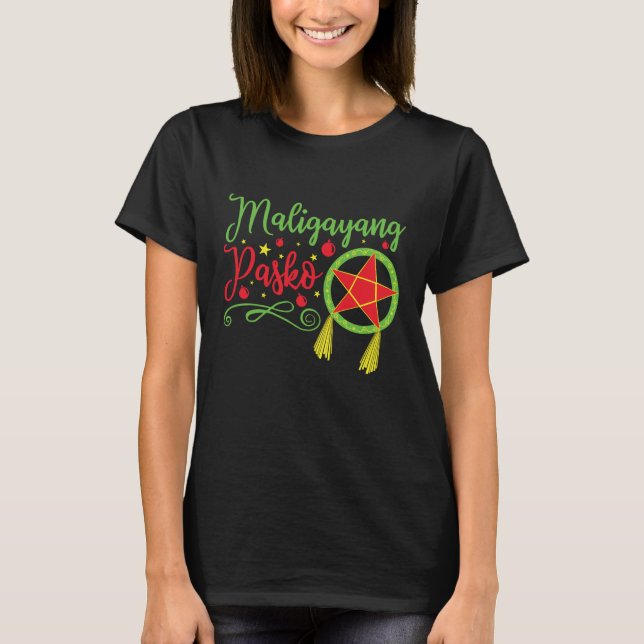 Camiseta Maligayang Pasko Natal Filipinas (Frente)