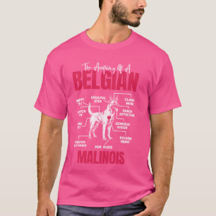 Camiseta Malinois ANATOMIA DE UM CÃO BÉLGICO MALINOIS ENGRA