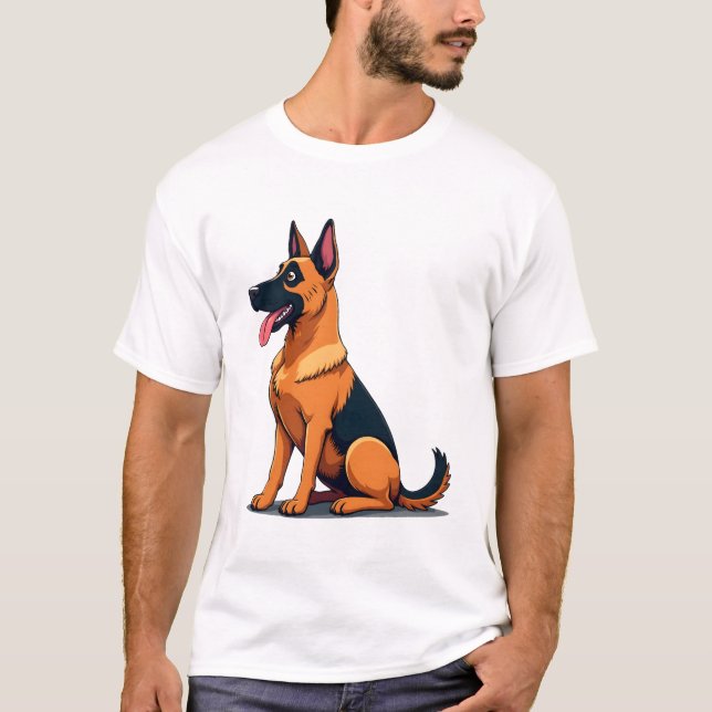 Camiseta Malinois Belga (6) (Frente)