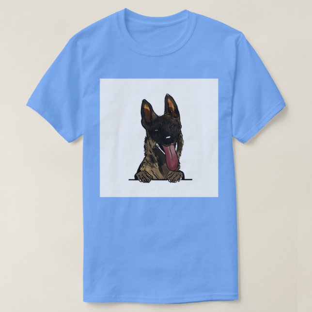 Camiseta Malinois Belgian shepherd_ (Frente do Design)