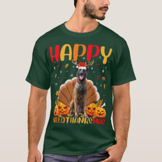 Camiseta Malinois Dog Lover Engraçado Feliz Malinois Olá Ob