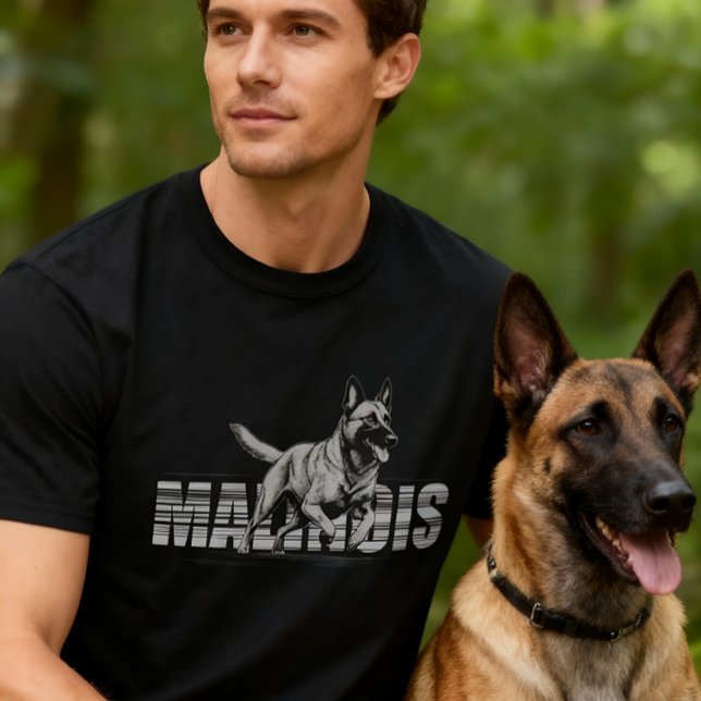 Camiseta Malinois - pastor belga - Mecelaar (Criador carregado)