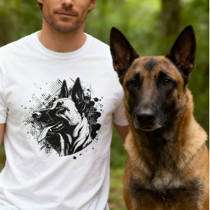 Camiseta Malinois - pastor belga - Mecelaar