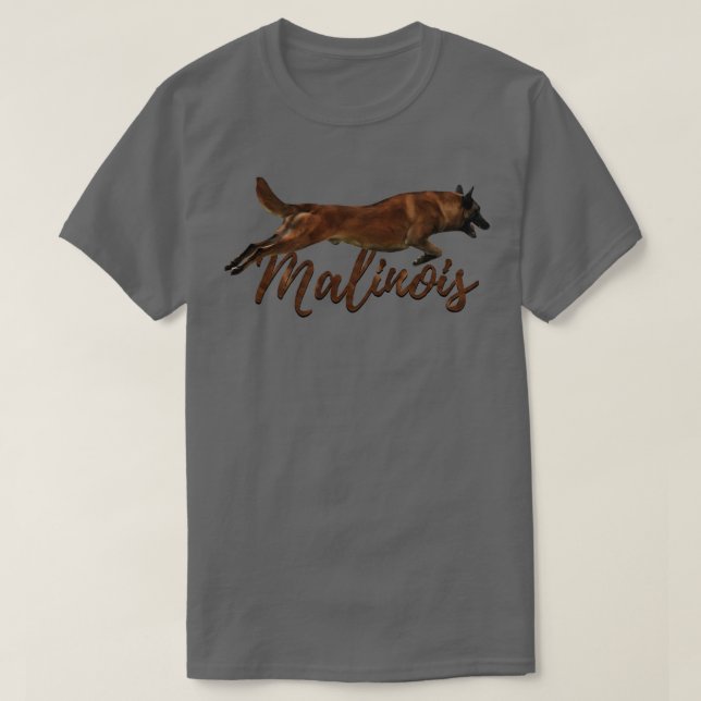 Camiseta Malinois: pastor belga Mecelaar (Frente do Design)