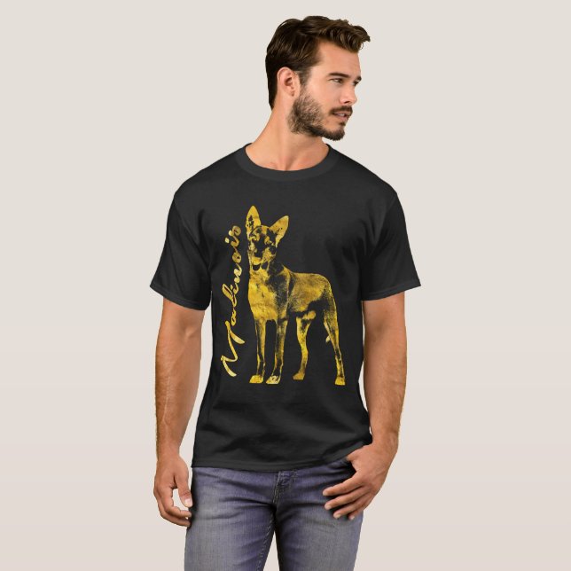 Camiseta Malinois - pastor belga - Mechelaar - Maligator (Frente Completa)