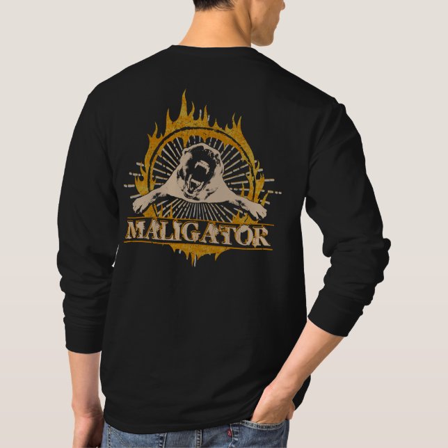 Camiseta Malinois - pastor belga - Mechelaar - Maligator (Verso)