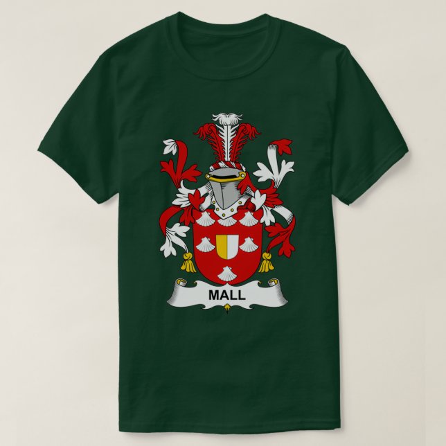 Camiseta Mall Coat of Arms Family Crest  (Frente do Design)