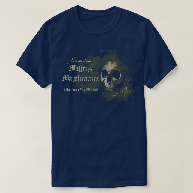 Camiseta Malleus Maleficarum, o Martelo das Bruxas (Frente do Design)