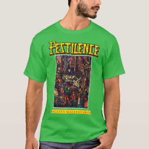 Camiseta Malleves Maleficarvm y Pestilence Old School Thras
