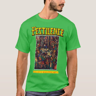 Camiseta Malleves Maleficarvm y Pestilence Old School Thras