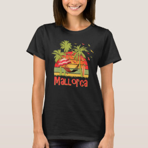 Camiseta Mallorca Espanha Beach Hammock Sunset