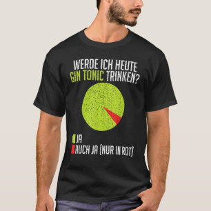 Camiseta Mallorca Sauf Gin Tonic Vou Beber Hoje Gin Ton