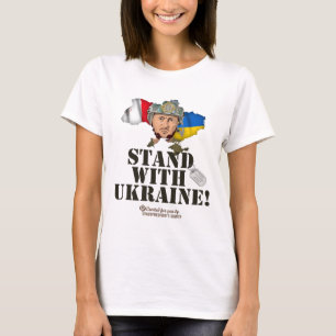 Camiseta Malta Apoie a Ucrânia Zelensky Dog Tag Bandeira De