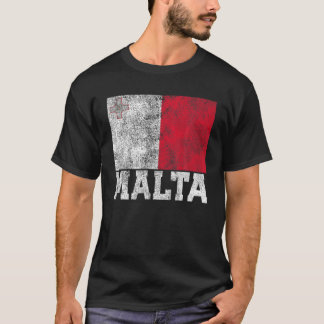 Camiseta Malta Flag National Pride Roots Country Family Nat