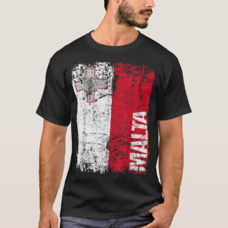 Camiseta MALTA Flag Vintage - MALTA