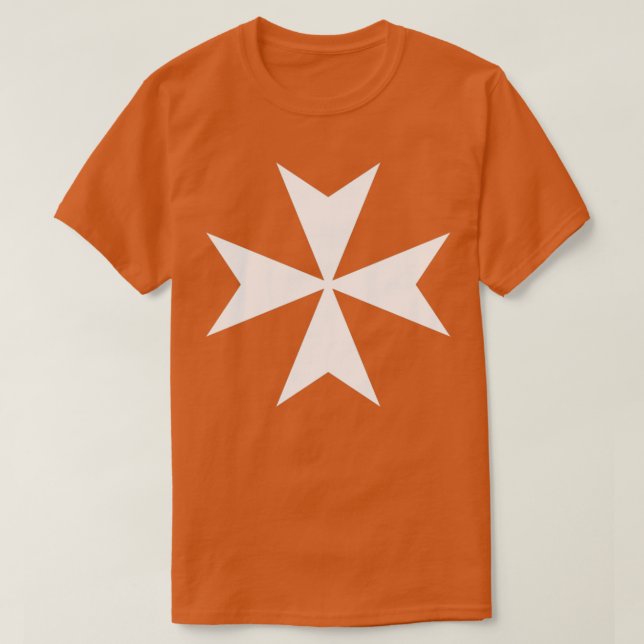 Camiseta MALTA Maltese Amalfi Cross Maltese cross Knights H (Frente do Design)