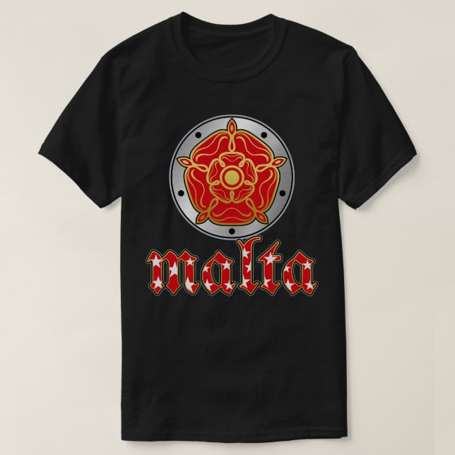 CAMISETA MALTA METAL SHIELD (Frente do Design)