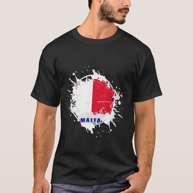 Camiseta Malta Splash (Frente)