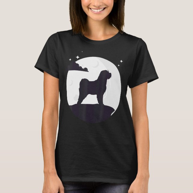 Camiseta Maltês - Cachorro Retro 8 (Frente)