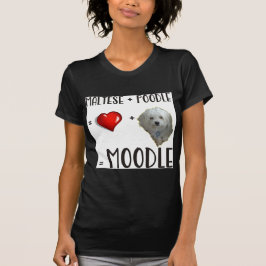 Camiseta Maltês + Caniche = Moodle