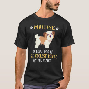 Camiseta Maltês Para Os Proprietários De Cachorros De Roupa