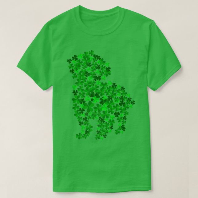 Camiseta Maltês - Shamrock Leaf Rua Patrick Day (Frente do Design)