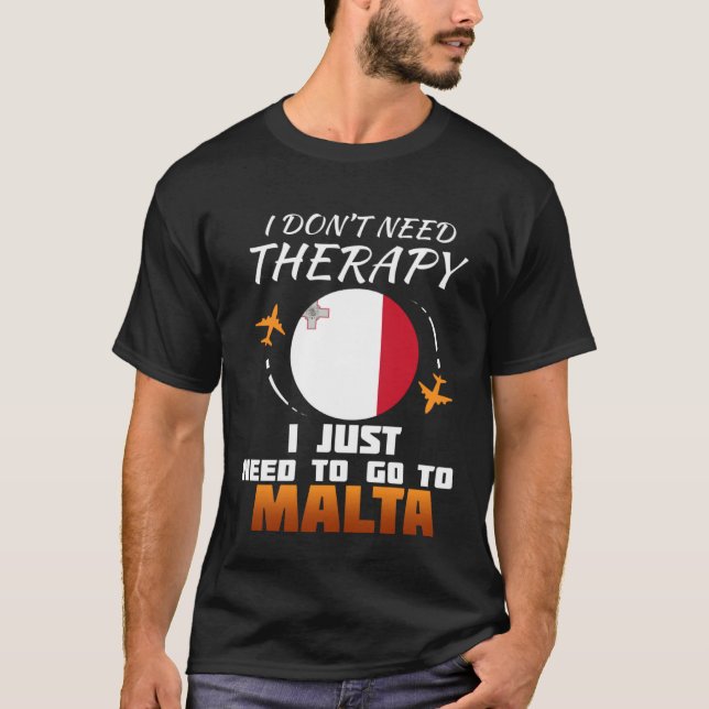 Camiseta Maltese Flag  I  Malta Vacation (Frente)