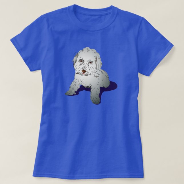 Camiseta Maltipoo Cute Puppy (Frente do Design)