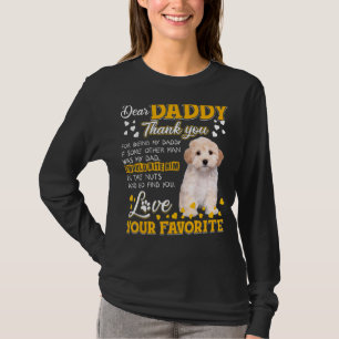 Camiseta Maltipoo Pai Obrigado Por Ser Meu Pai