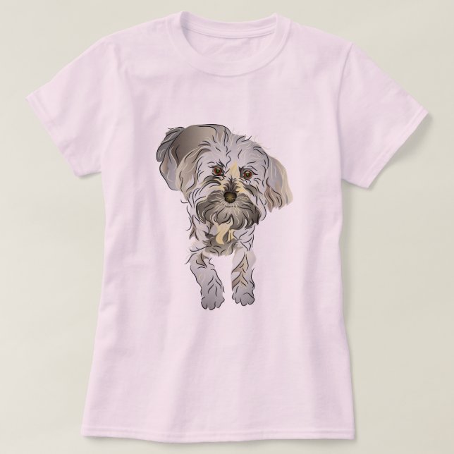 Camiseta Maltipoo Puppy (Frente do Design)