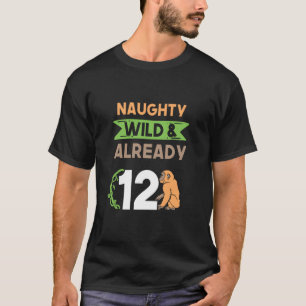 Camiseta Maluco Selvagem & Já Macaco de 12 Anos de Aniversá