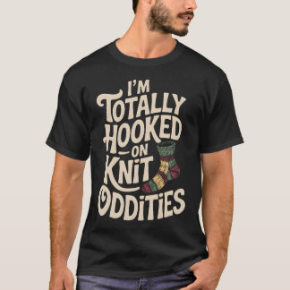 Camiseta Malucos por Meias de Tricô Artesãos Entusiastas de