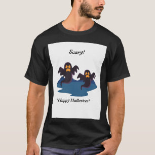 Camiseta Malvado e feliz Halloween XL Tamanho de Vestuário