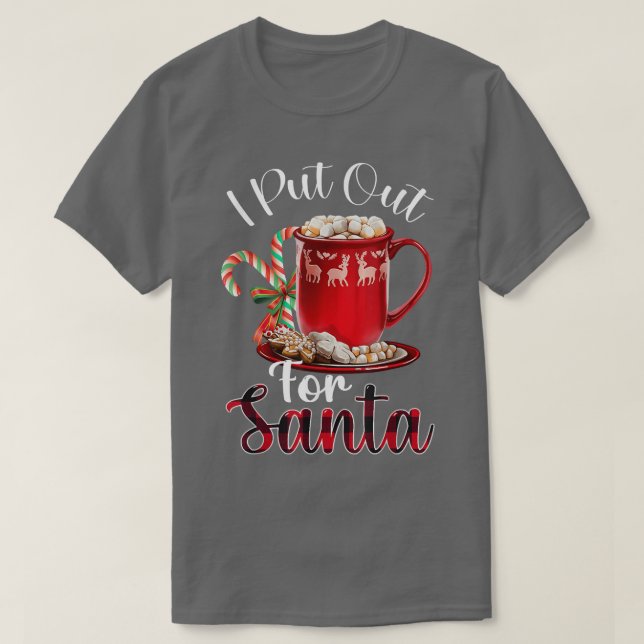 Camiseta Malvado Eu Saí Para Papais noeis De Natal (Frente do Design)