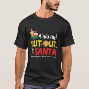 Camiseta Malvado Eu Sempre Pus Fora Para Papais noeis Tee X