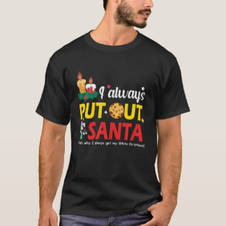 Camiseta Malvado Eu Sempre Pus Fora Para Papais noeis Tee X
