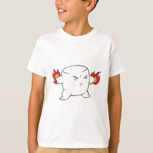 Camiseta malvado marshmallow torrado engraçado