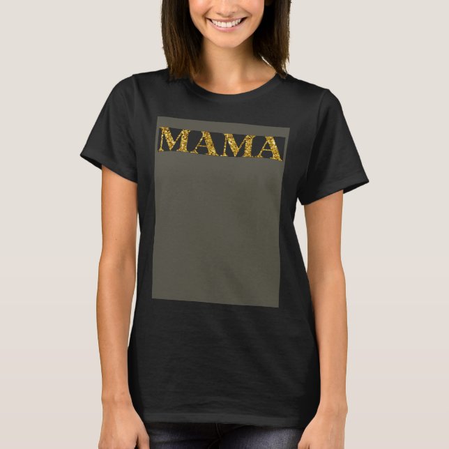 Camiseta Mama 1 Word But Mean Alot Parents Family Marriage (Frente)