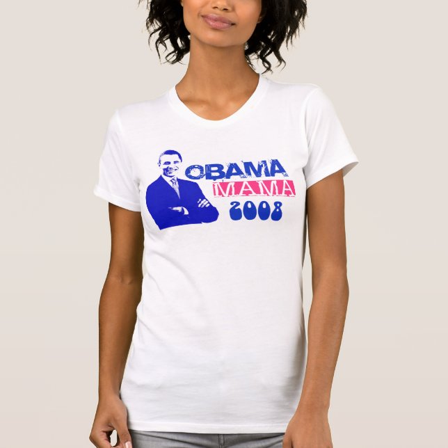 Camiseta Mama 2008 de Obama (Frente)