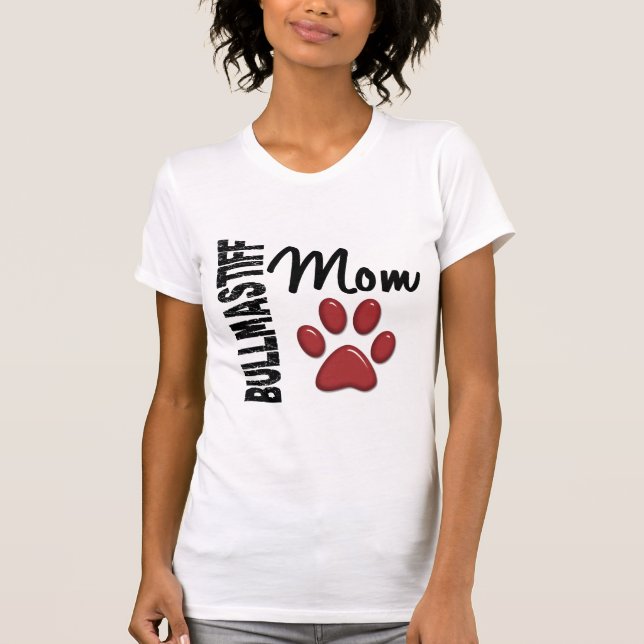 Camiseta Mamã 2 de Bullmastiff (Frente)